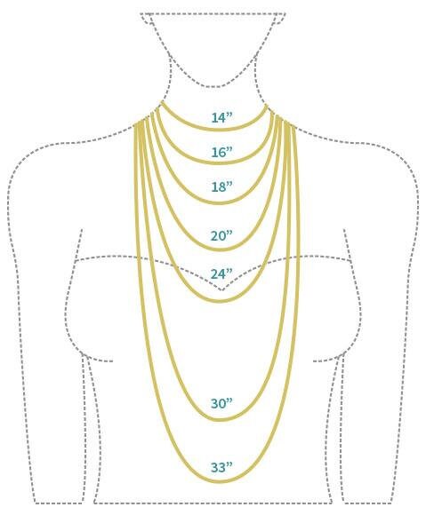 Necklace Sizing Guide – Design Gold Jewelry