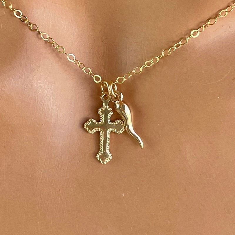 Italian Horn Necklace Etsy