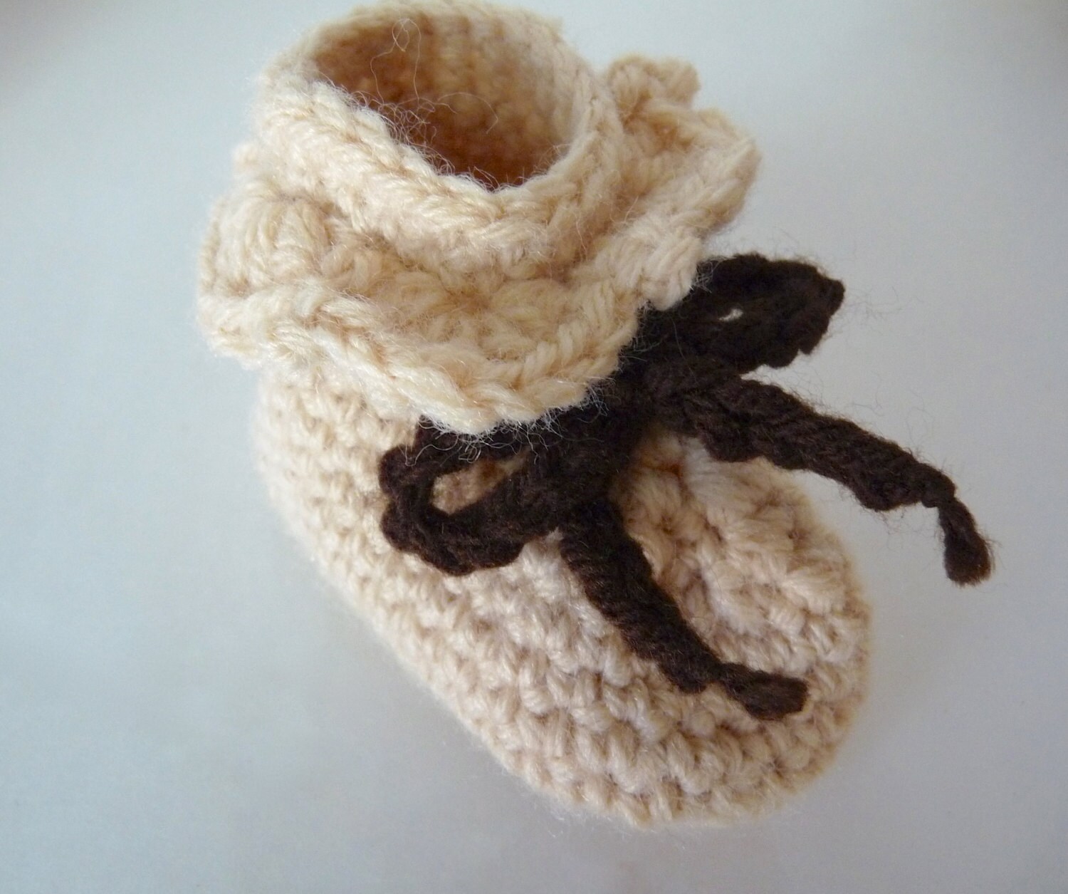 Baby Girl Beige Jacket Hat and Bootie Layette Set Vintage Etsy