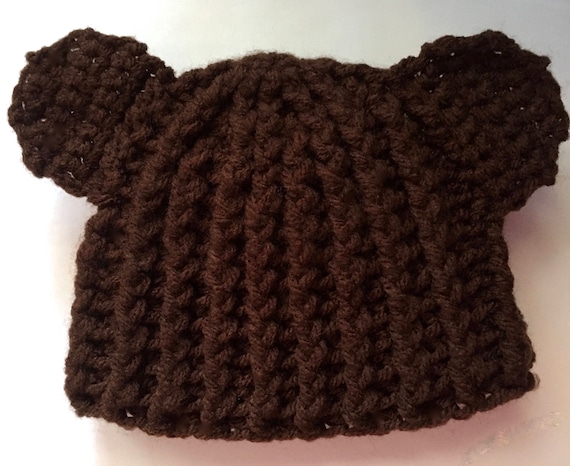baby hat bear ears