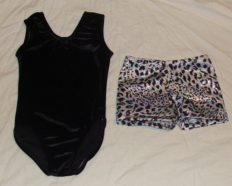 3T Toddlers Size Ready to Ship Gymnastics Leotard in Black Etsy