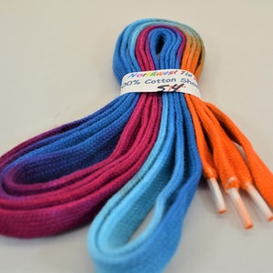 Color Tie Dye 54&quot; Shoelaces #6R