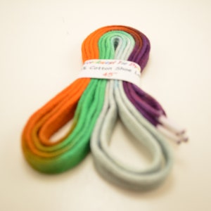 Fun Bright Colors Tie Dye 45&quot; Shoelaces #5-