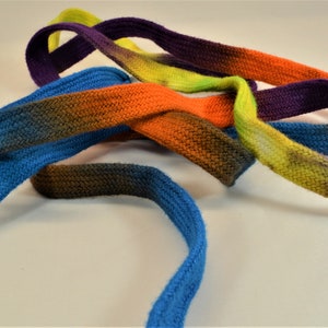 Deep Color Tie Dye 36&quot; Shoelaces #4