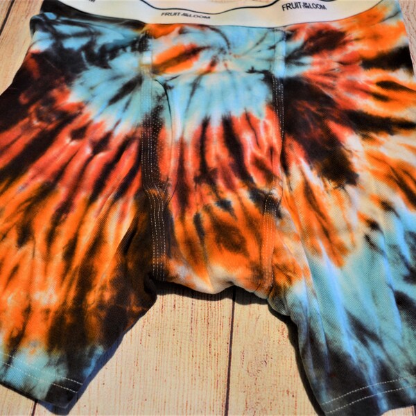 Sky Tiger Blast Boxer Briefs - Taille Grande, Tie dye Boxer Brief