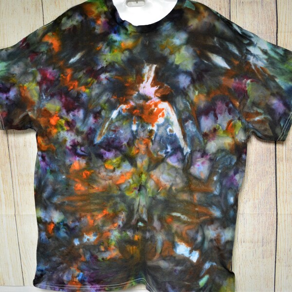 Mother's Day Gift, NEW!  Ice Dyed Adult XL Tie Dye T-Shirt, Hippie Tie Dye, Dyed Tee Shirt,Boho Look, Psychedelic