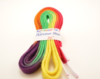 Brighter Color Tie Dye 36" Shoelaces #2B
