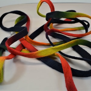 Purple Mix Tie Dye 63&quot; Shoelaces #3