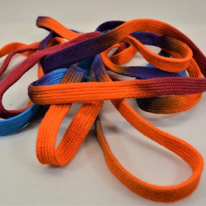 Sunrise Colors Tie Dye 72&quot; Shoelaces - Rainbow, Dyed Laces #3