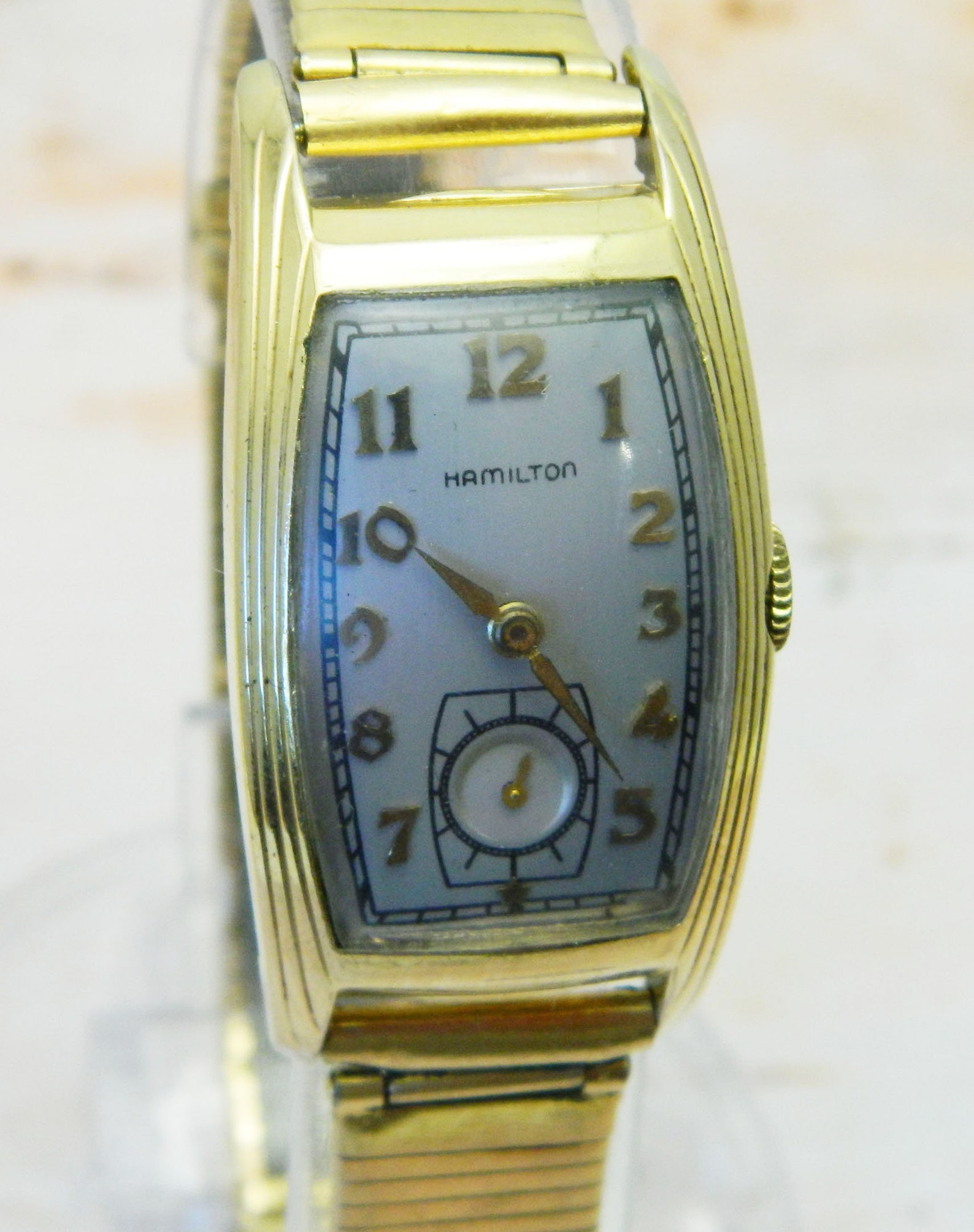 Vintage Mechanical Wrist Watch Hamilton U.S.A. 14K Goldfilled Etsy