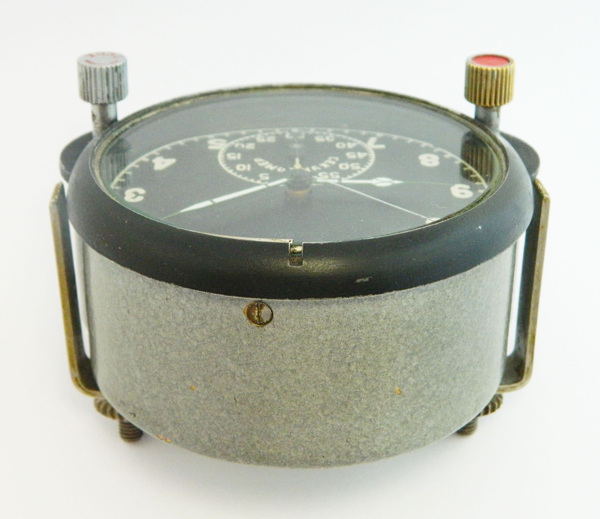 Vintage USSR Russian Soviet Mechanical Military Aircraft Clock Etsy