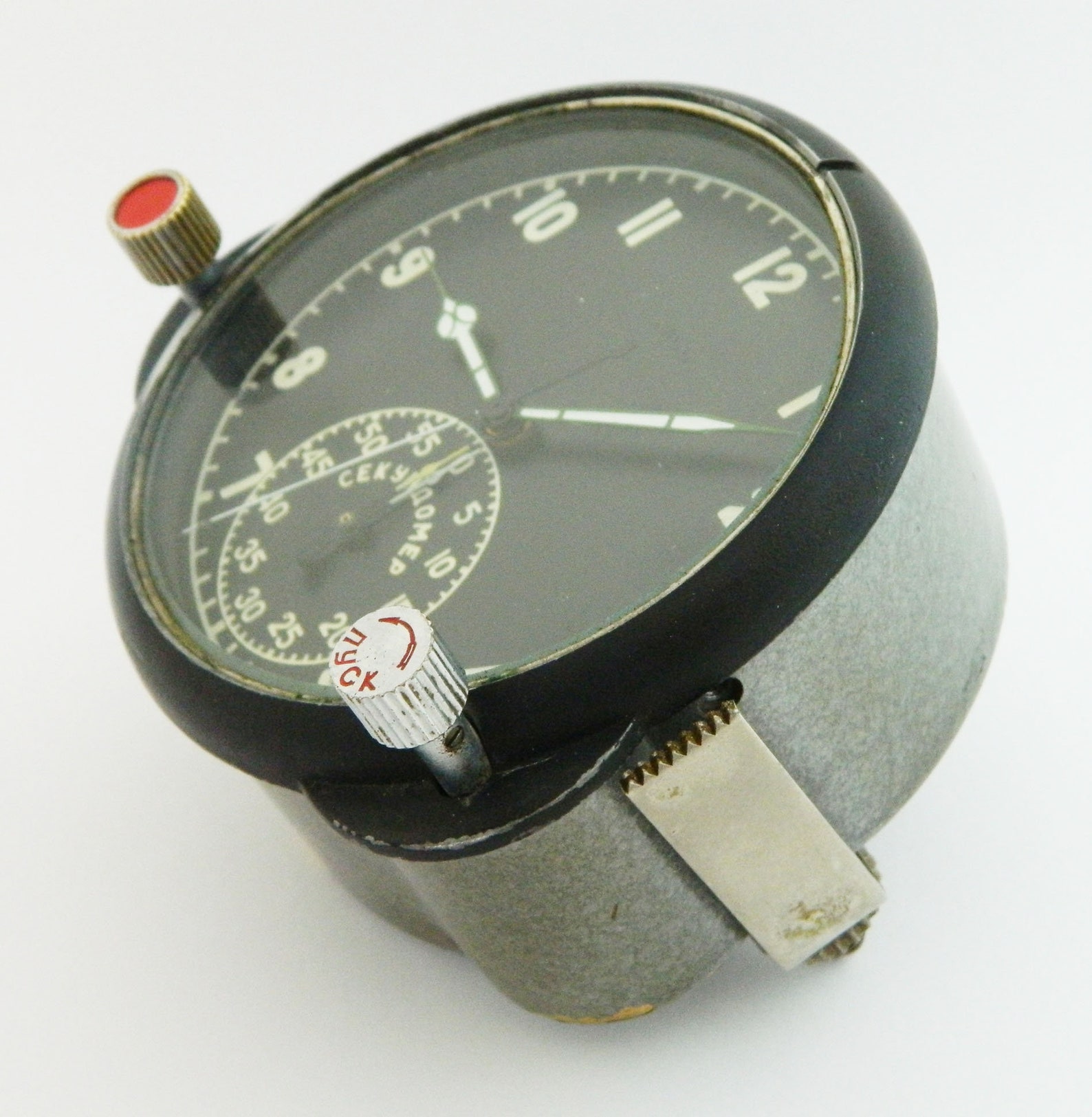 Vintage USSR Russian Soviet Mechanical Military Aircraft Clock Etsy