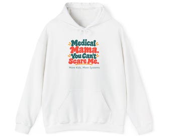 Bluza z kapturem Medical Mama | Bluza dla mamy pielęgniarki, wygodna i komfortowa