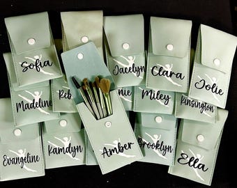 Dance Team Gifts Personalized Makeup Brush Set: Dance Recital Gift