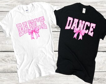 Dance Bow Shirt: Coquette Dancer Recital Gift