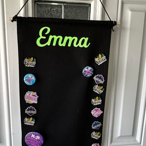 Dance Pin Display Banner: Competition Award Keepsake