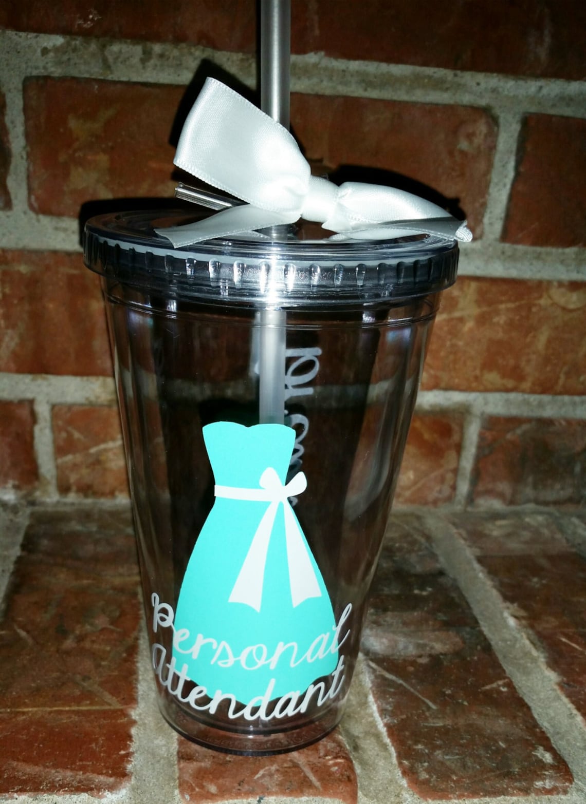 Personal Attendant Gift Personalized Wedding Tumbler You Etsy