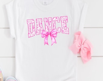 Dance Bow Shirt: Coquette Dancer Recital Gift