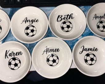Soccer Team Gift Personalized Jewelry Dish Senior Night Coach