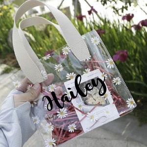 Flower girl Gift bag, custom flower girl gift, gift for flower girl, personalized flower girl bag gift, Custom flower girl gift