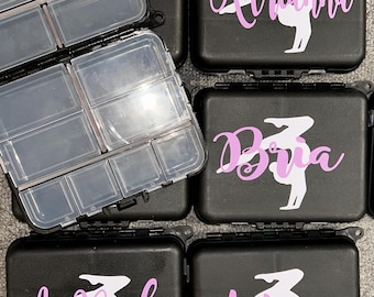 Gymnast Gifts Gymnastics Hair kit Bobby pin case Team Gifts