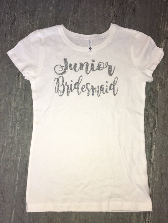 junior bridesmaid shirt