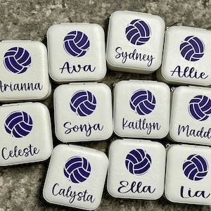 volleyball jewelry box team gift with name