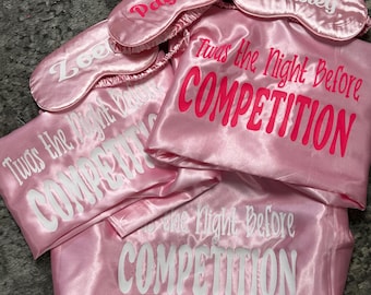 Dance Team Gift Set | Satin Pillowcase, Sleep Mask & Scrunchie