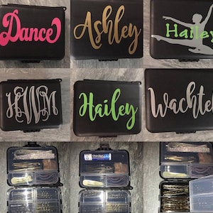Dance Team Gift - Dance Gifts- Bobby Pin Case - Mini Hair Kit - Hair Pin Case - Dancer Gift  - Dance Competition Gift - Hair Tie Storage