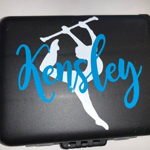 Personalized Bobby Pin Organizer: Dance, Cheer, Majorette Travel Case