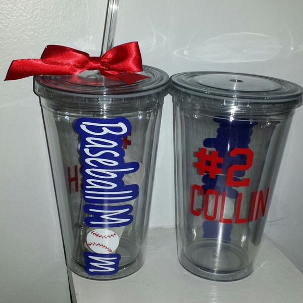 Baseball Mom Gift - Persoanlized Baseball Mom Cup - Baseball Team Cups - Baseball Mom Gifts - Baseball Team Gifts - Team Spirit Gift