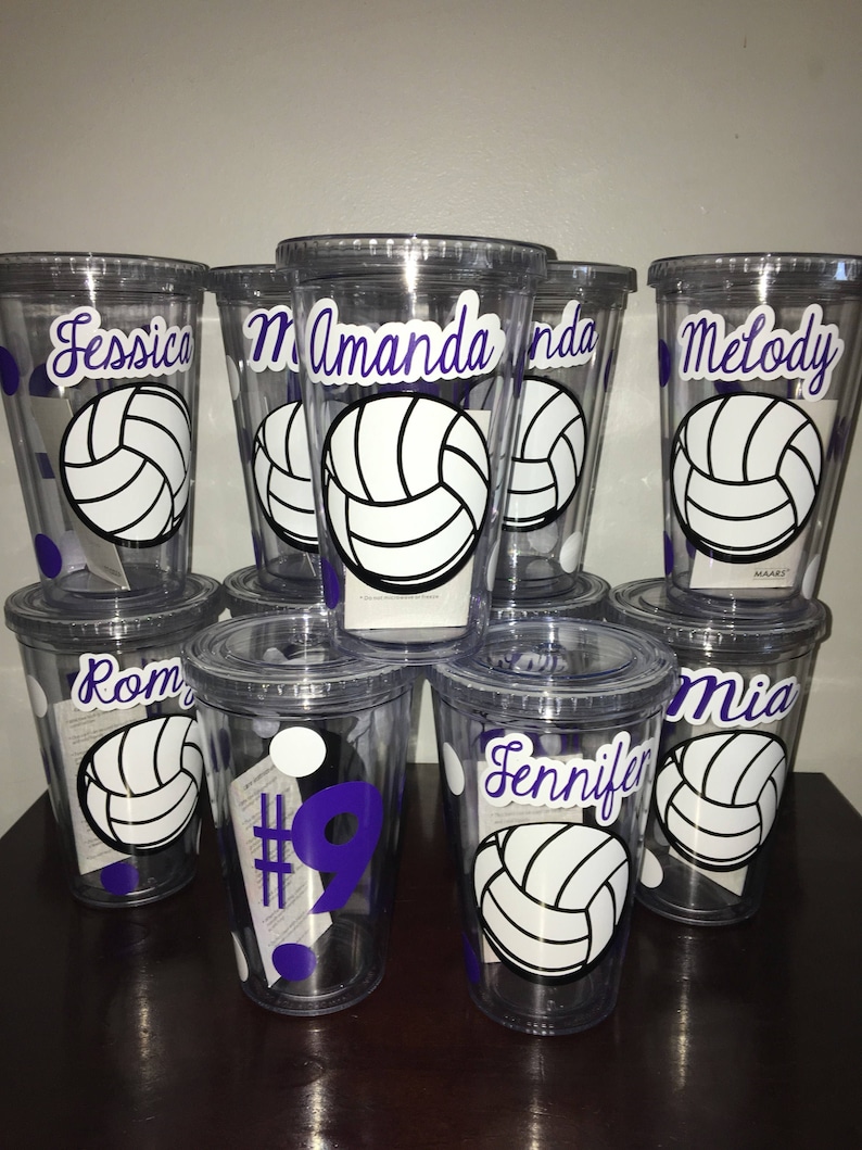 Volleyball Gifts Volleyball Team Gift Volleyball Cup Etsy