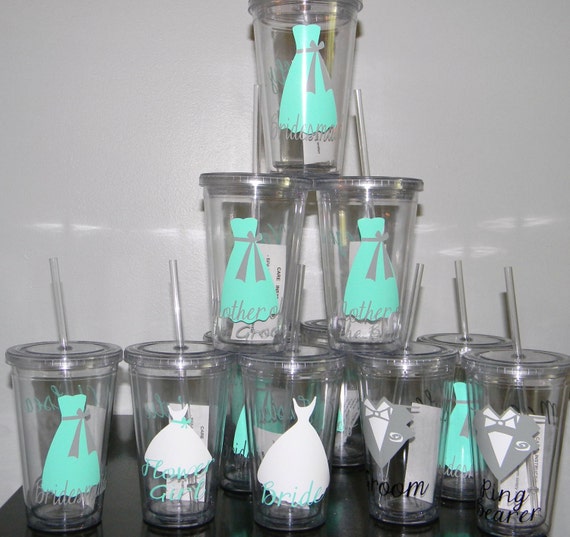 Bridesmaid Tumbler Set of 10 