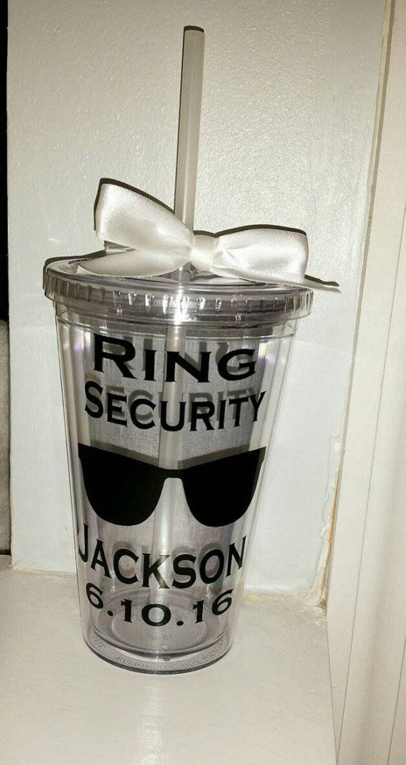 Ring Security Gift Set Ring Bearer Shirt Ring Security Etsy
