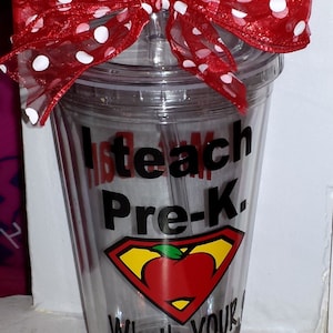 Pre-K Teacher Gift Pre-K gifts Pre-K Teachers Personalized Pre-K Teacher Gift Teacher Appreciation Gift Teacher Mug Teacher Cup image 1