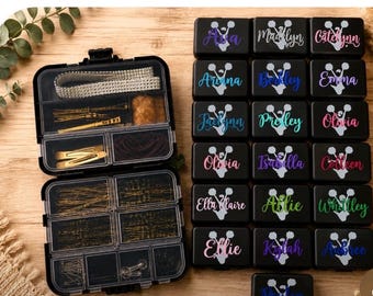 Cheer team  Gift - Bobby Pin Case - Mini Hair Kit - Hair Pin Case - Competition Gift All Star