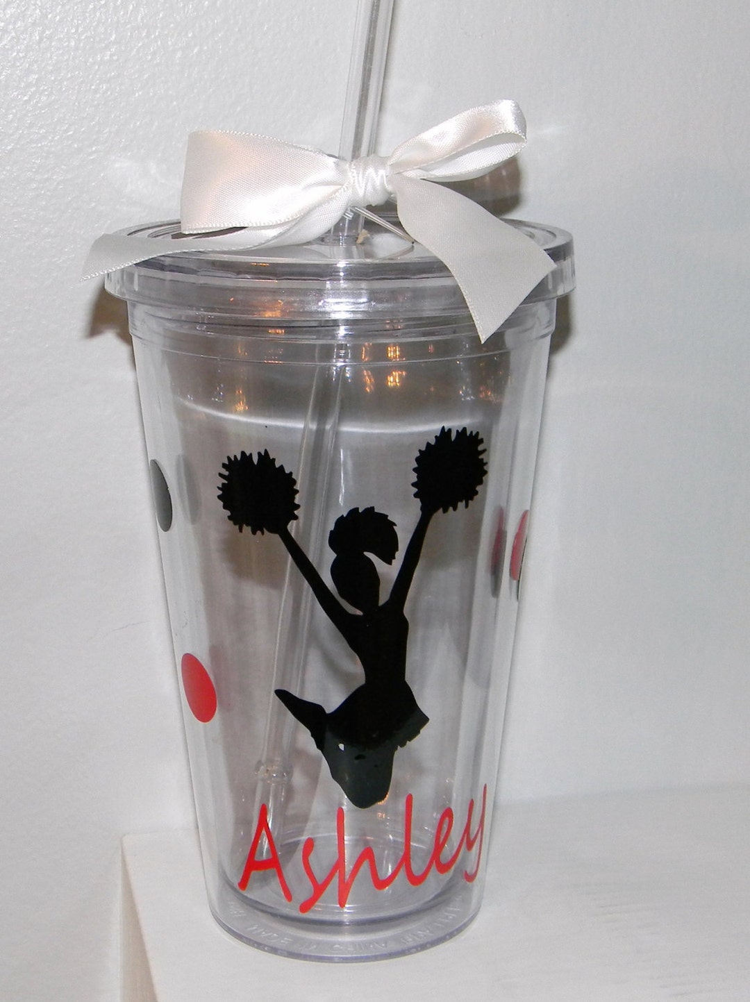 Cheerleader Cup Personalized Cheer Tumbler Cheer Squad Gifts Team Gifts