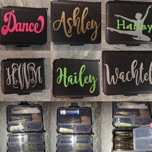 Dance Team Gift - Bobby Pin Case - Mini Hair Kit - Hair Pin Case - Dancer Gift  - Dance Competition Gift - Travel Case - Hair Tie Storage