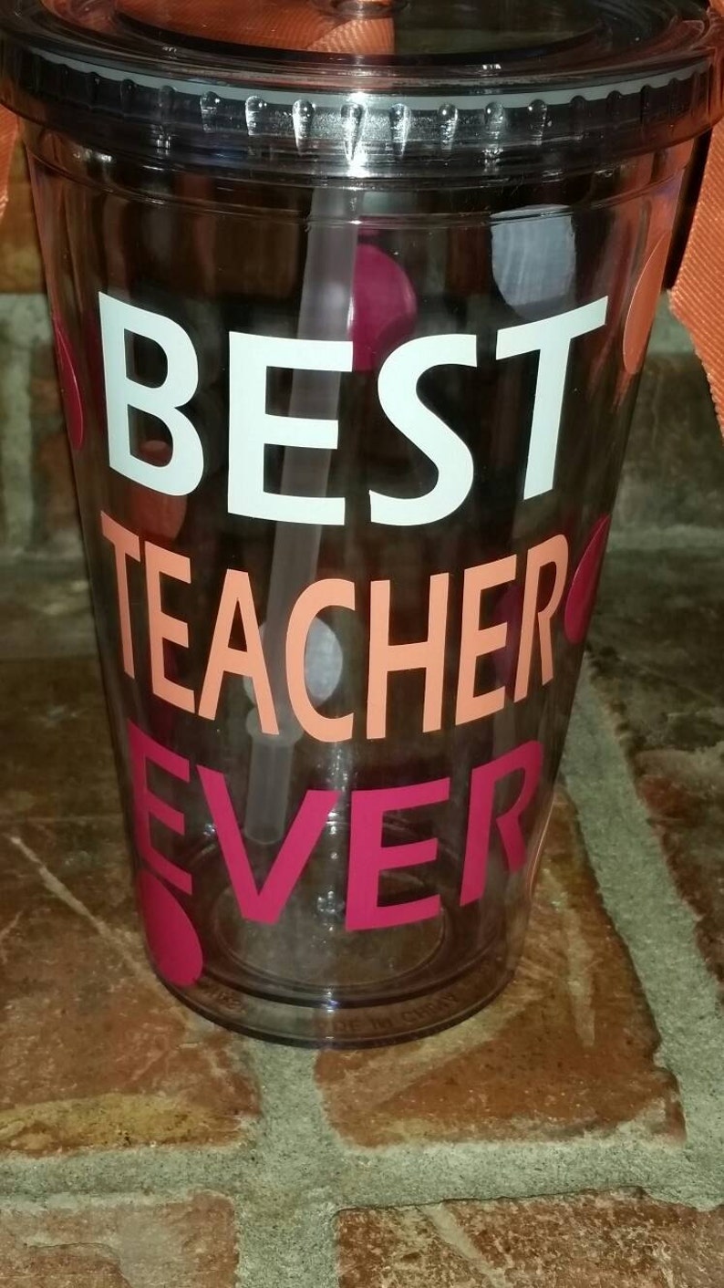Teacher Gift Best Teacher Ever Personalized Teacher Gift Etsy