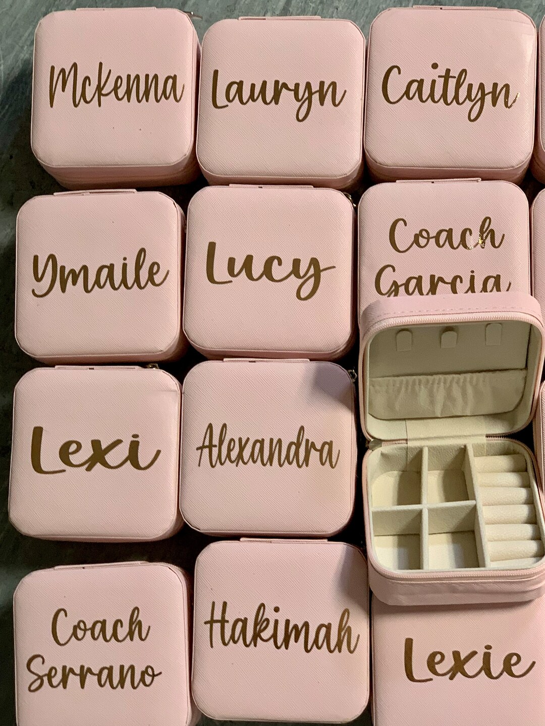 Flower Girl Gift Jewelry Box Custom Jewelry Box Jewelry Ring Box Travel