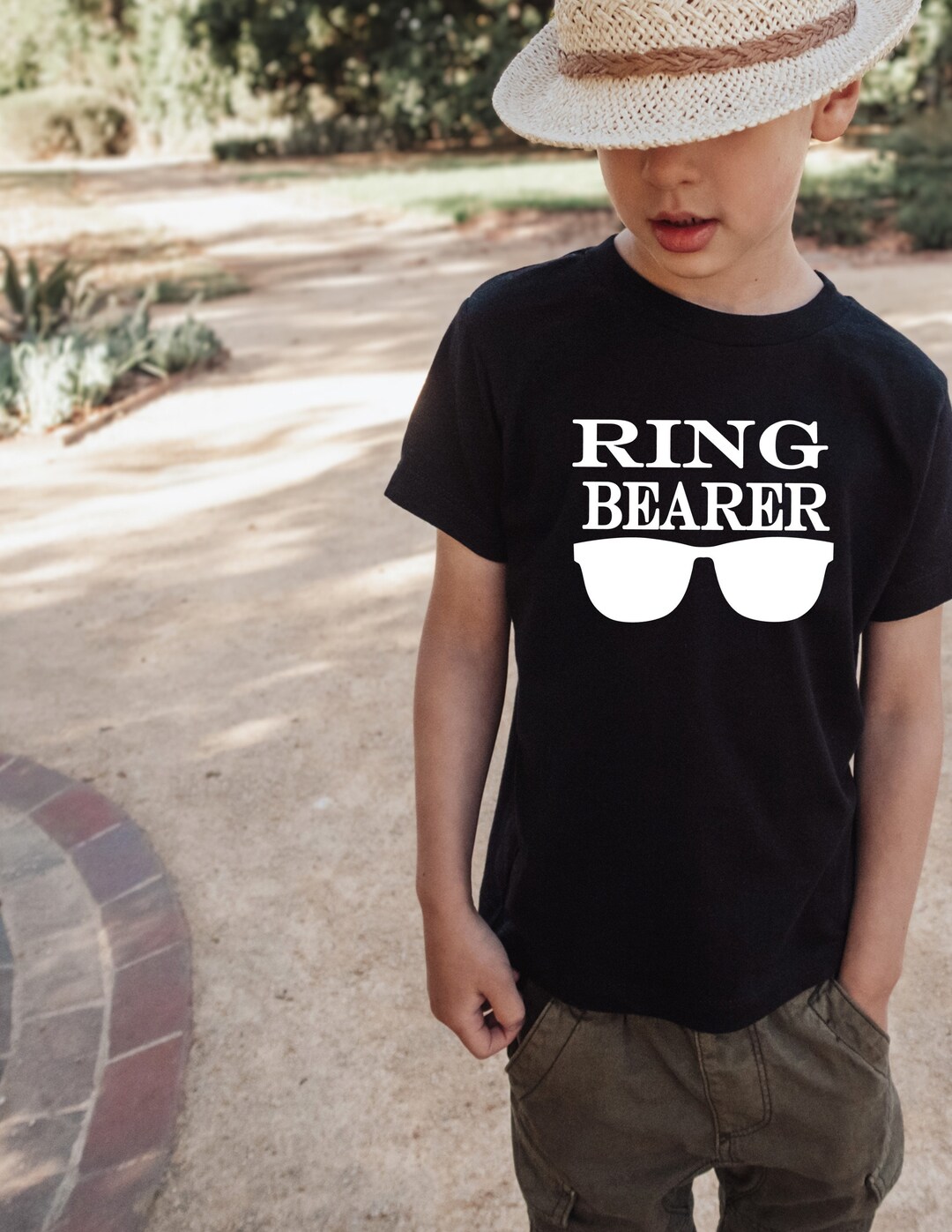 Functional Metal Ring Ribbon Shirt