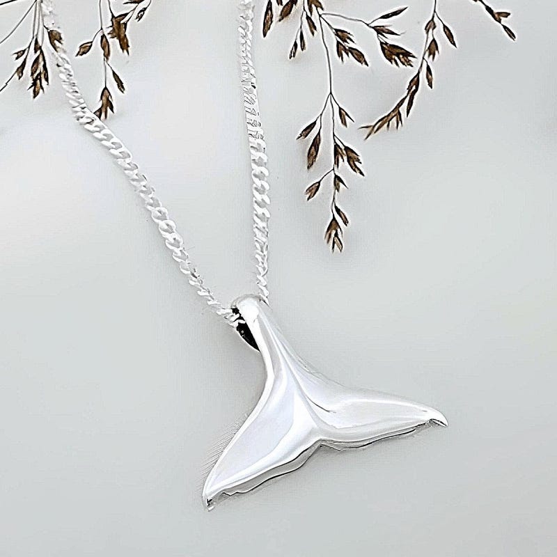 Minke Whale Tail Necklace