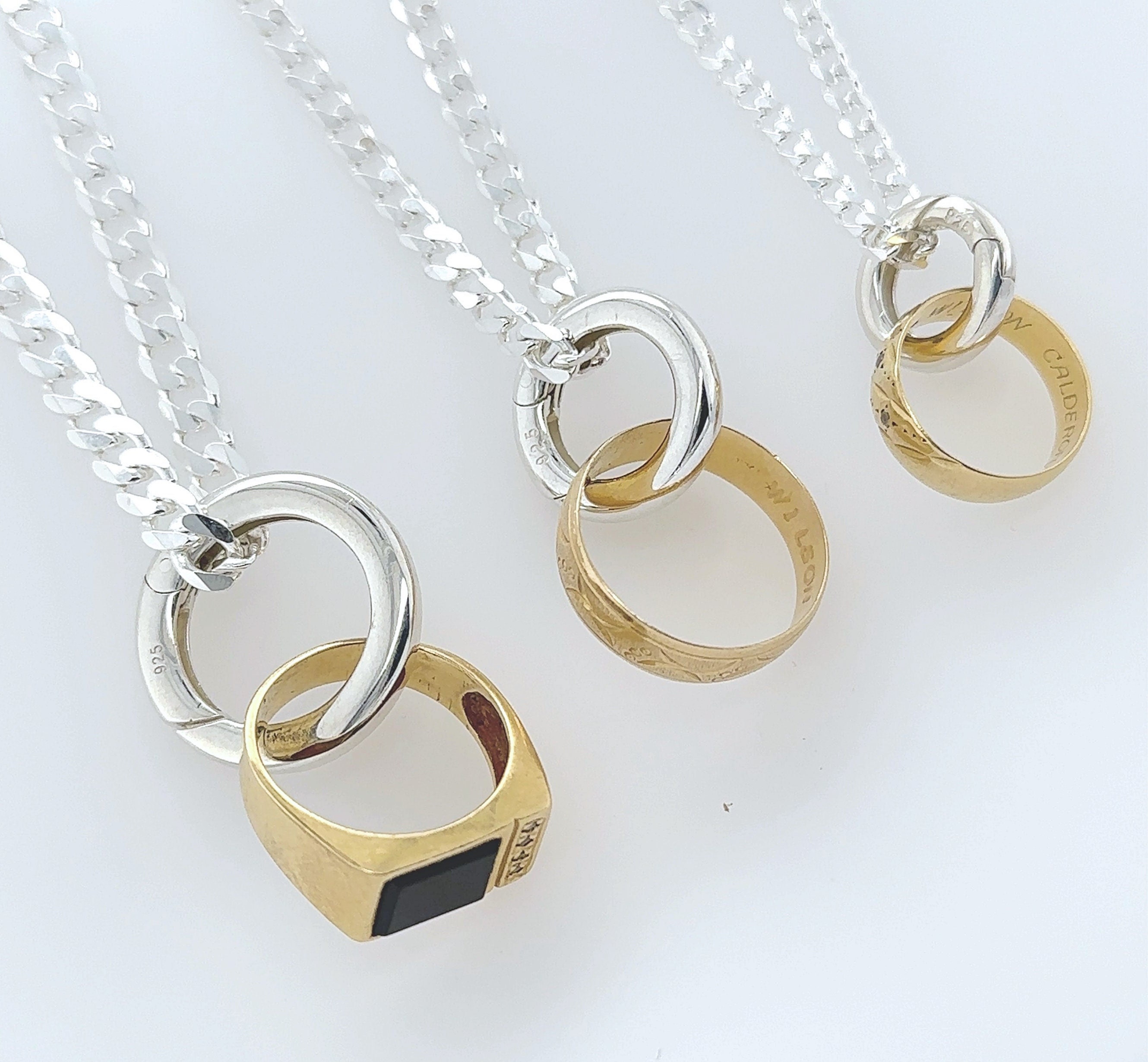 Mens outlet ring holder