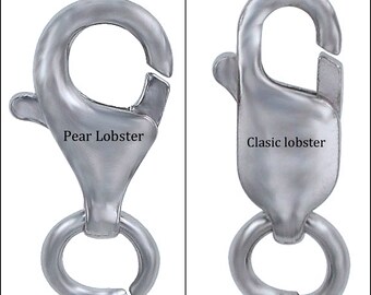 ADD Sterling silver Lobster Clasp. ADD ons.