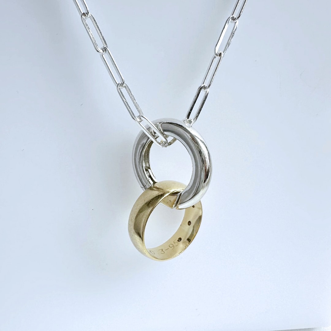 Mens Ring Holder Necklace