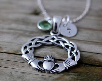 Collana in argento sterling 925 di Claddagh and similar items