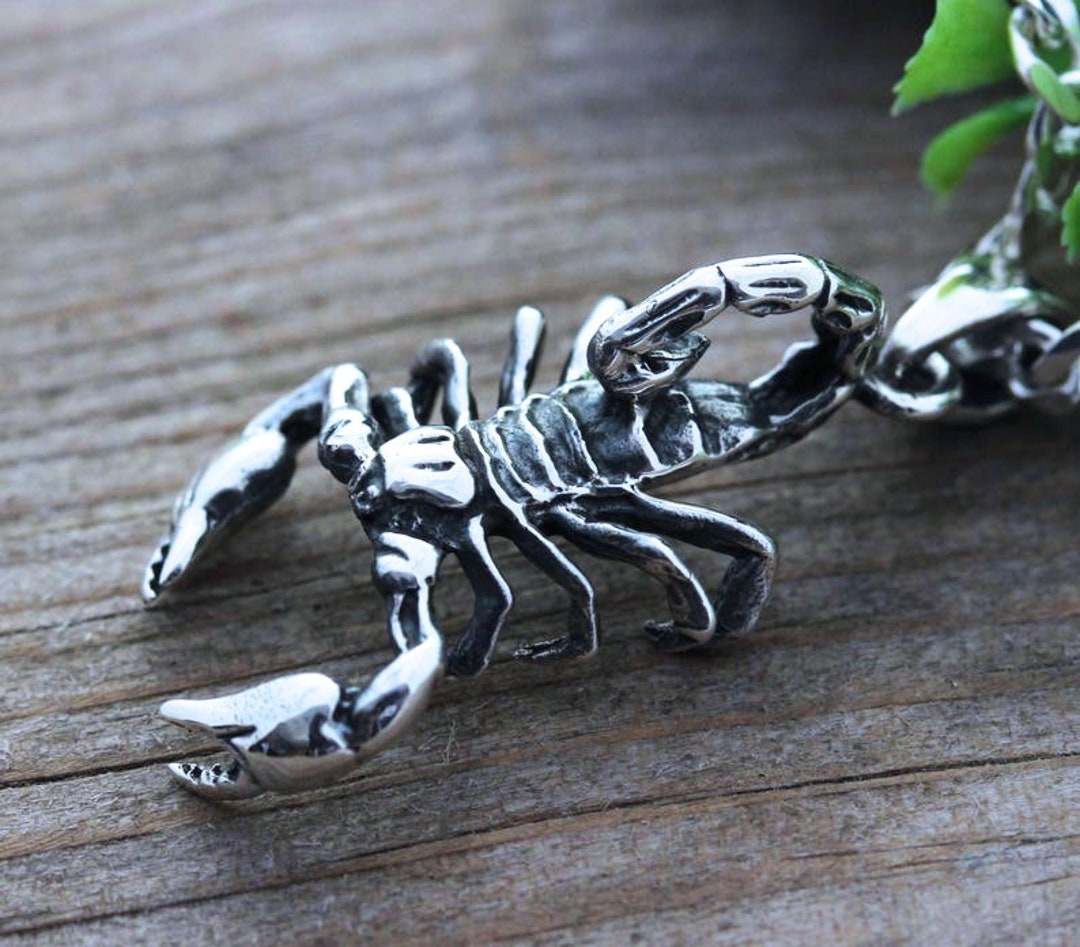 【送料無料】スターリングシルバー☆SCORPION X WOVEN CHAIN Scorpion x Woven