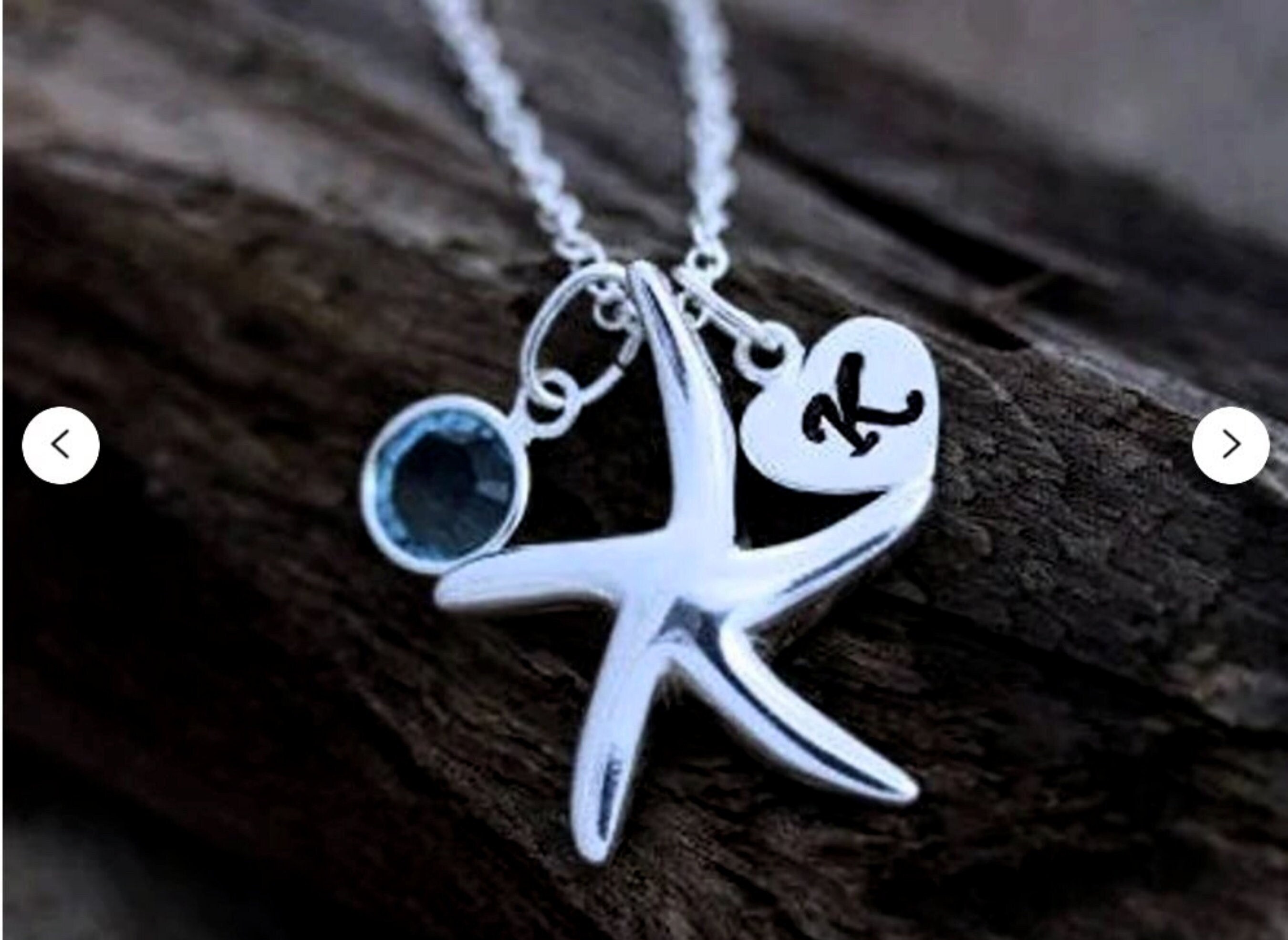 スターリングシルバーヒトデネックレス Sterling Silver Girls Dainty Oxidized Nautical 並行輸入品