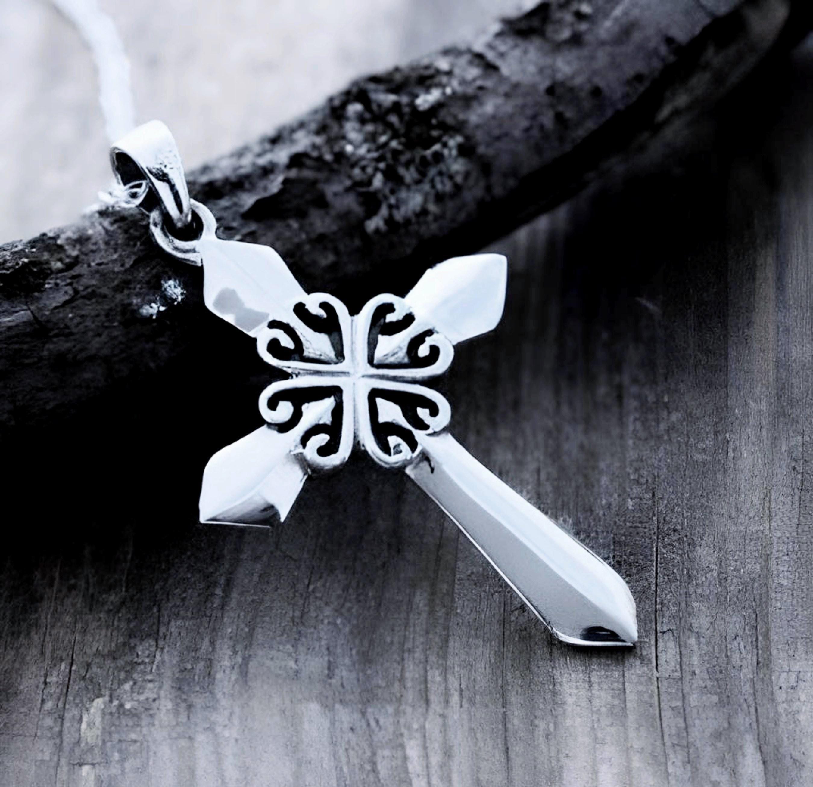 14K SILVER STERLING 925 まとめ Sterling Silver Cross Necklace, Confirmation Gift. Graduation Gift