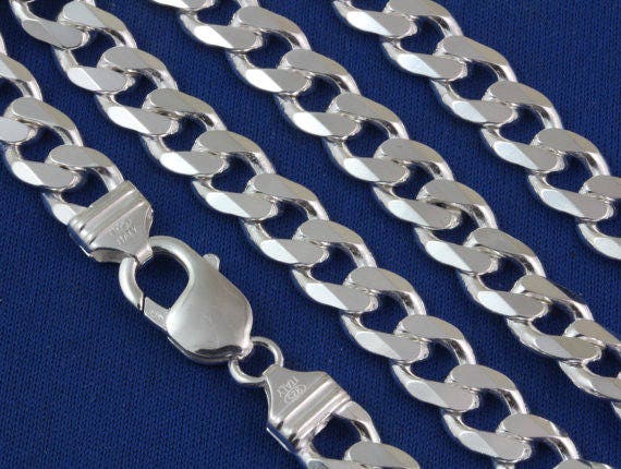 Sterling Silver Curb Chain Silver 